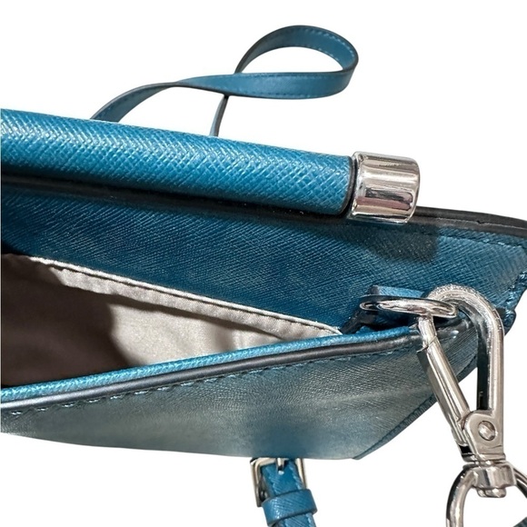 Guess Tubert Crossbody in Teal - Picture 7 of 8
